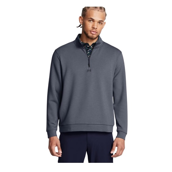 Under Armour Drive Midlayer Herren Pullover, downpour gray/gravel/black
