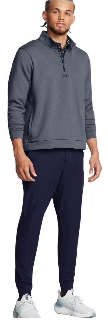 Under Armour Drive Midlayer Herren Pullover, downpour gray/gravel/black