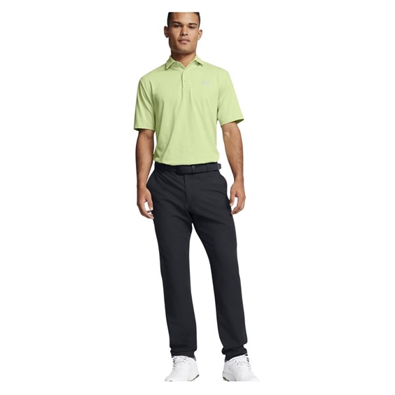 Under Armour Playoff 3.0 Check Jaquard Herren Poloshirt, hellgrün