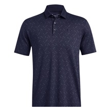 Under Armour Playoff 3.0 Check Jaquard Herren Poloshirt, midnight navy