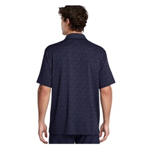 Under Armour Playoff 3.0 Check Jaquard Herren Poloshirt, midnight navy