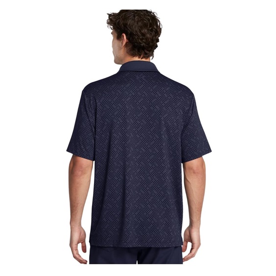 Under Armour Playoff 3.0 Check Jaquard Herren Poloshirt, midnight navy