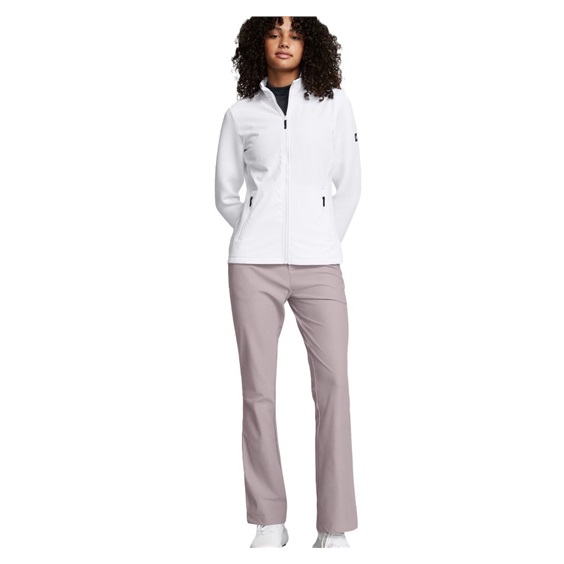 Under Armour Drive Pro Storm Hybrid full zip Damenjacke, weiss