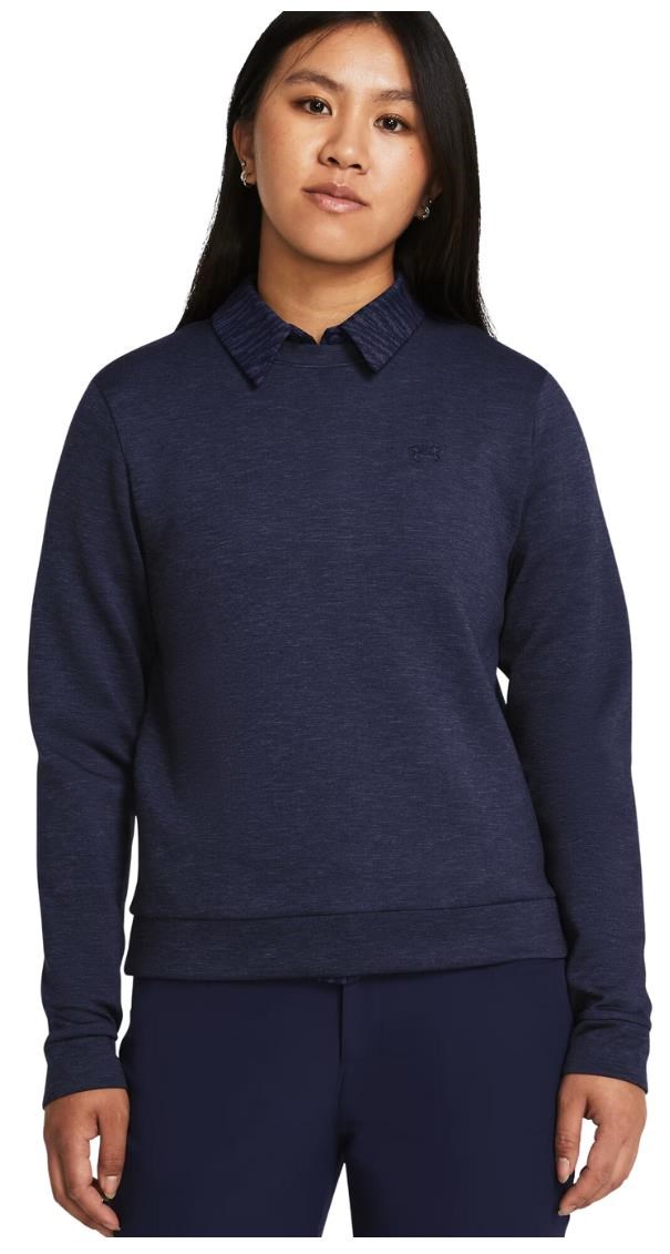 Under Armour Drive Midlayer Crew Damen Sweatshirt, midnight navy
