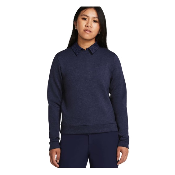 Under Armour Drive Midlayer Crew Damen Sweatshirt, midnight navy