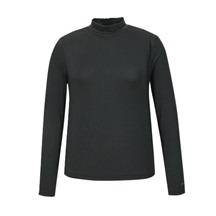 Under Armour Drive LS Mock Damen Thermo Shirt, schawrz