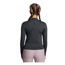 Under Armour Drive LS Mock Damen Thermo Shirt, schawrz