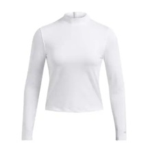 Under Armour Drive LS Mock Damen Thermo Shirt, weiss