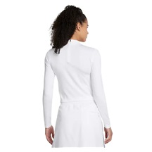 Under Armour Drive LS Mock Damen Thermo Shirt, weiss