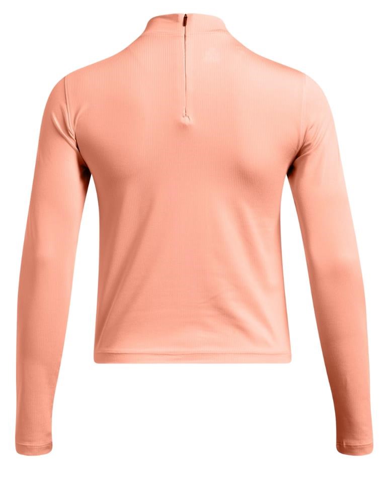 Under Armour Drive LongSleeve Mock Damen Poloshirt, flare orange/white