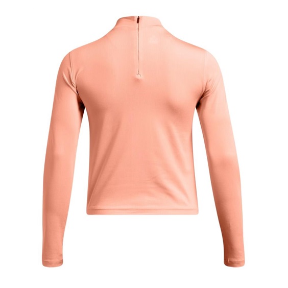 Under Armour Drive LongSleeve Mock Damen Poloshirt, flare orange/white