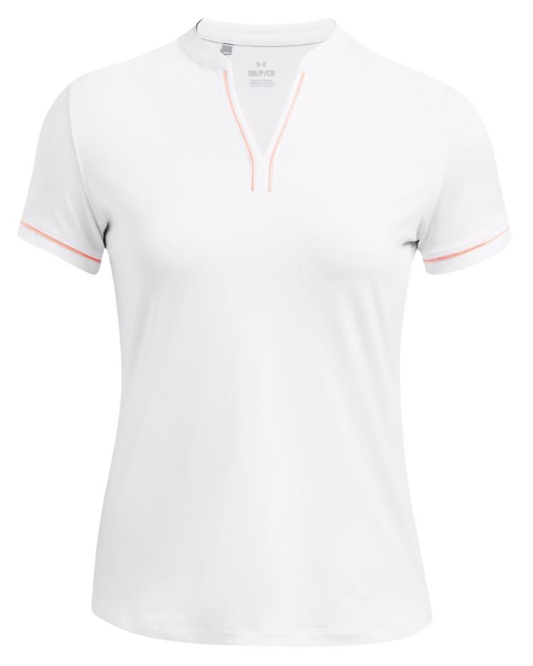 Under Armour Playoff 3.0 Novelty Damen Poloshirt, weiss