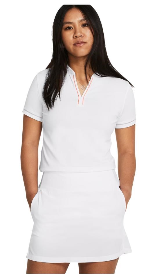 Under Armour Playoff 3.0 Novelty Damen Poloshirt, weiss