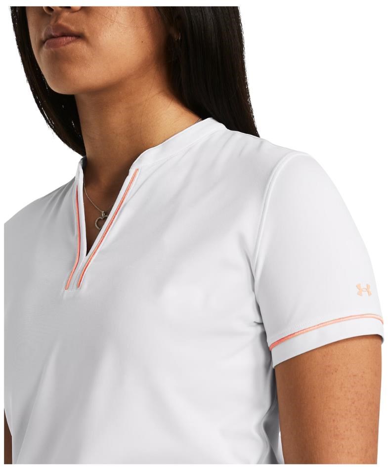 Under Armour Playoff 3.0 Novelty Damen Poloshirt, weiss