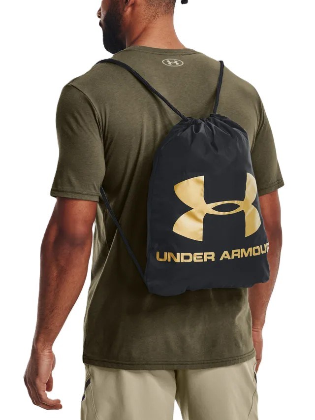Under Armour Ozsee unisex Sportbeutel, schwarz/gold