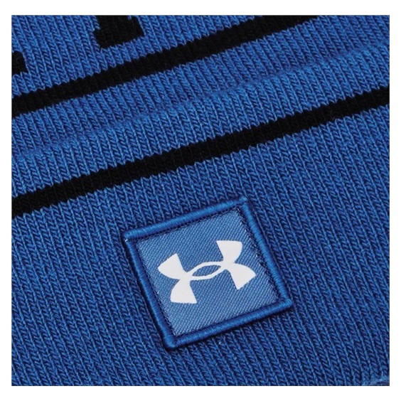 Under Armour Halftime Pom Beanie Wintermütze, blau