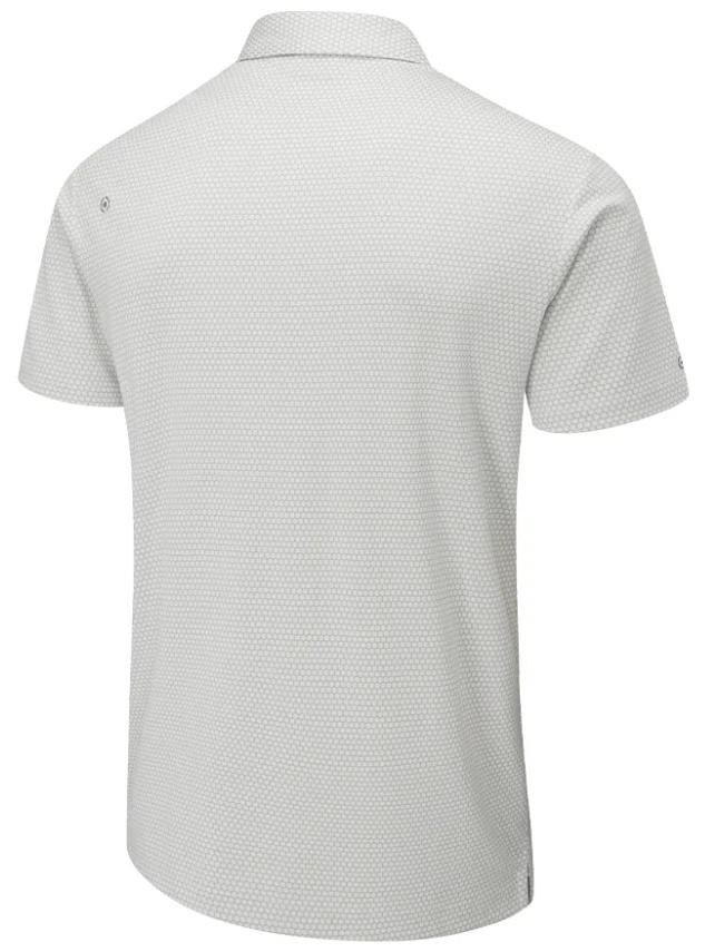 PING Halcyon Honeycomb Herren Poloshirt, silver multi