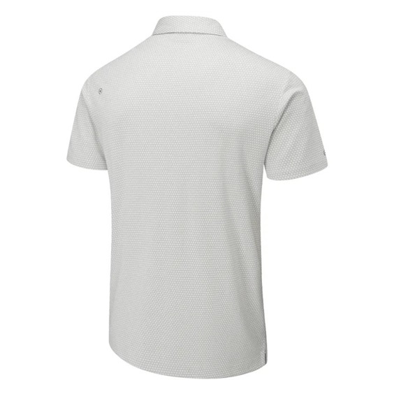 PING Halcyon Honeycomb Herren Poloshirt, silver multi