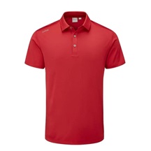 PING Lindum Herren Poloshirt, rot