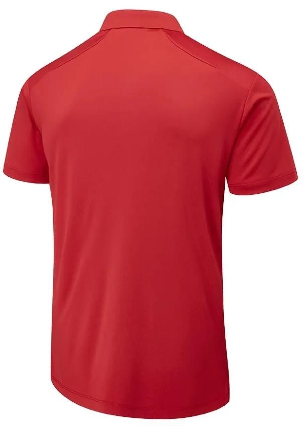 PING Lindum Herren Poloshirt, rot