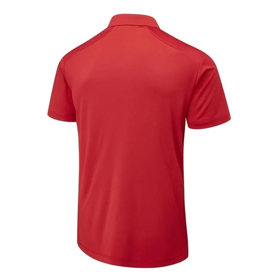 PING Lindum Herren Poloshirt, rot
