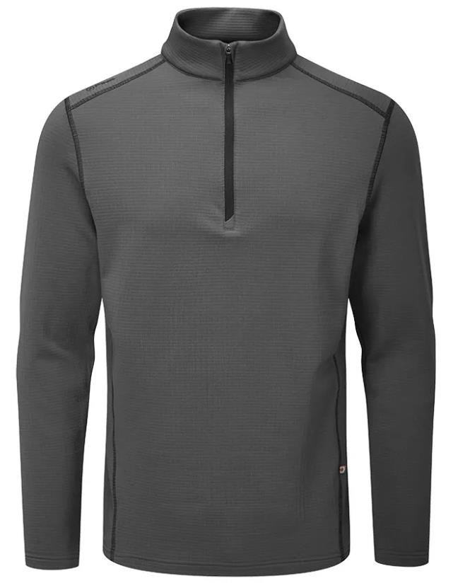 PING Half Zip Edwin Herren Sweatshirt, asphalt