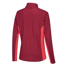 PING Lolette Printed Damen Poloshirt, tibetan red multi/cayenne