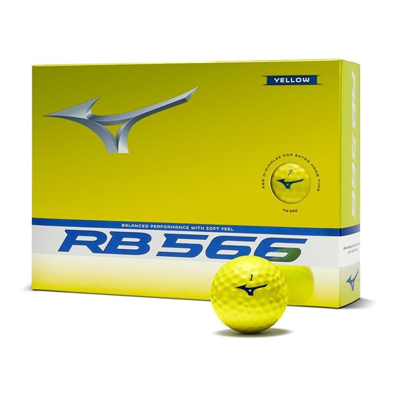 Mizuno RB 566 Golfbälle, gelb