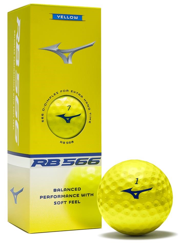 Mizuno RB 566 Golfbälle, gelb
