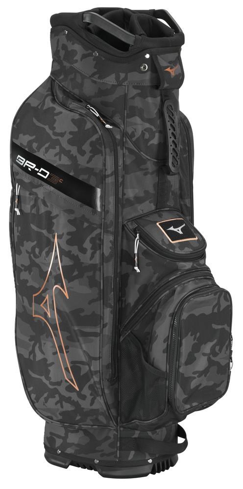 Mizuno BR-D3 Cartbag, camo/copper