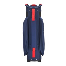 Mizuno BR-D4 Cartbag, dunkelblau/rot