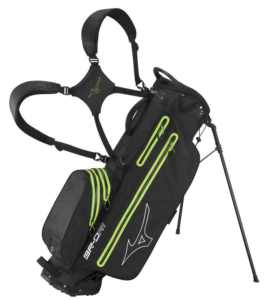 Mizuno BR-DRI Standbag, schwarz/grün