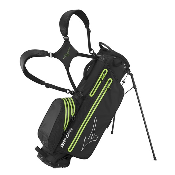 Mizuno BR-DRI Standbag, schwarz/grün