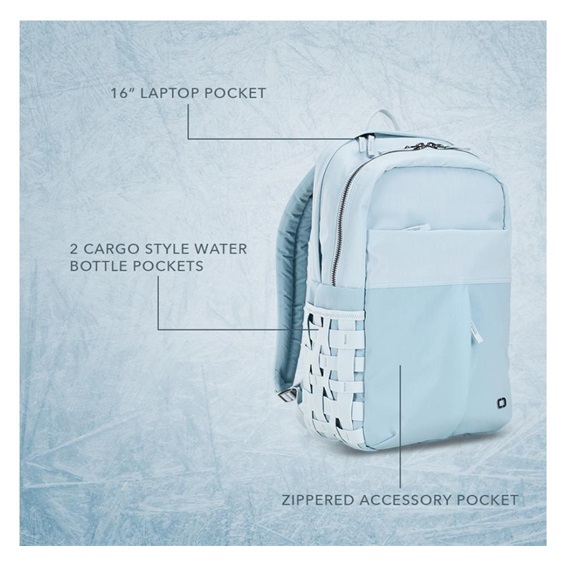 Ogio Rise Backpack 20L, frost
