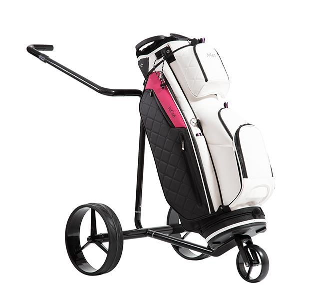 JuCad First Class Cartbag, schwarz/rosa
