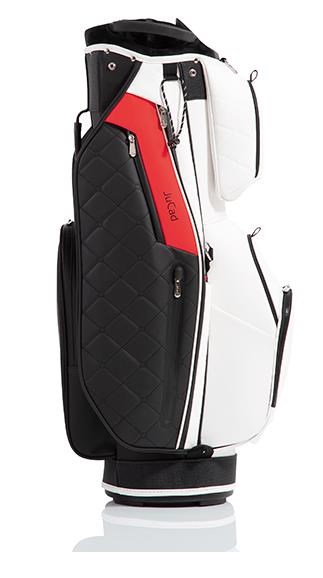 JuCad First Class Cartbag, schwarz/rot