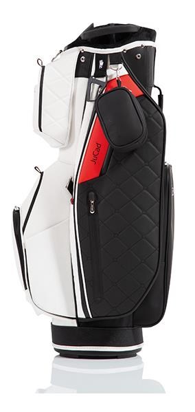 JuCad First Class Cartbag, schwarz/rot