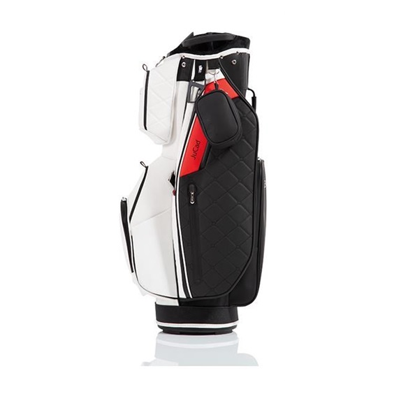JuCad First Class Cartbag, schwarz/rot