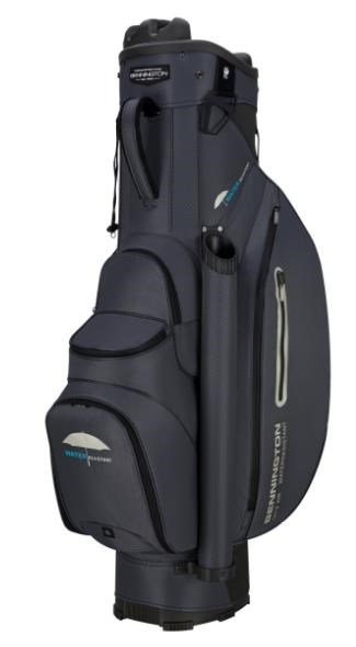 <p>Bennington QO 9 Water Resistant cart bag, navy/silver</p>