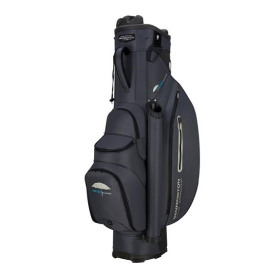<p>Bennington QO 9 Water Resistant cart bag, navy/silver</p>