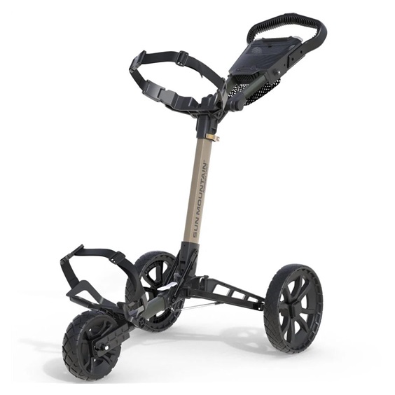 Sun Mountain Ridgeline 3 Manuell Golftrolley, sand/hunter