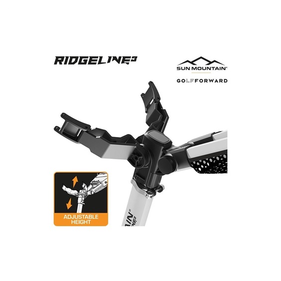 Sun Mountain Ridgeline 3 Manuell Golftrolley, sand/hunter