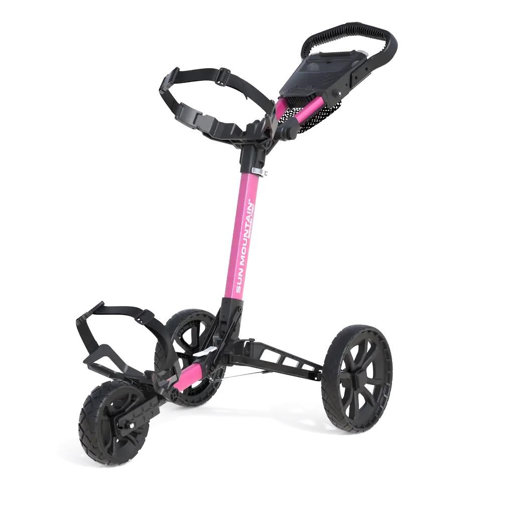 Sun Mountain Ridgeline 3 Manuell Golftrolley, rosa