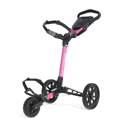 Sun Mountain Ridgeline 3 Manuell Golftrolley, rosa