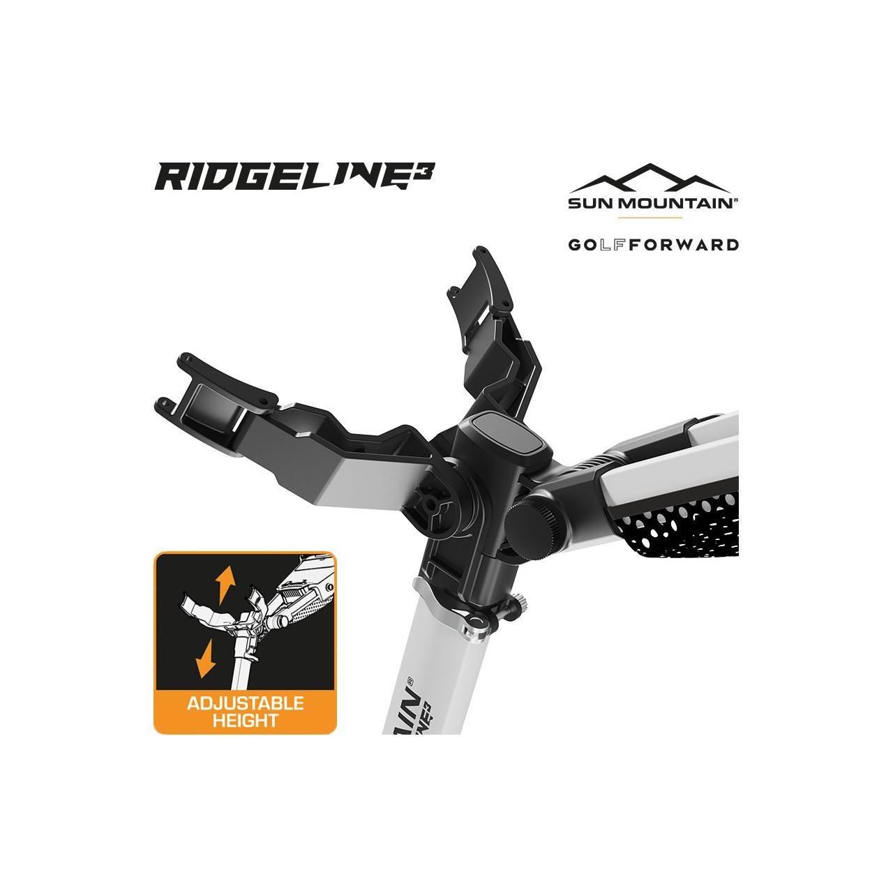 Sun Mountain Ridgeline 3 Manuell Golftrolley, rosa