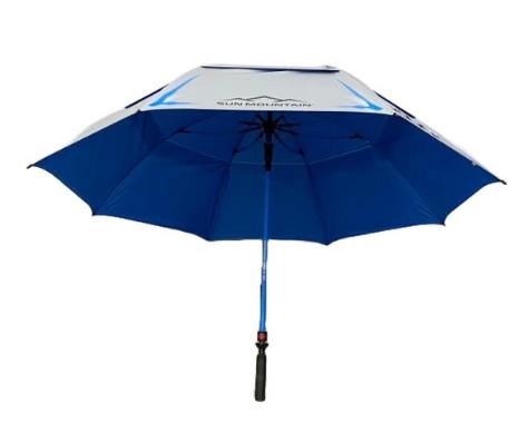 Sun Mountain Chrome UV Regenschirm 68", blau