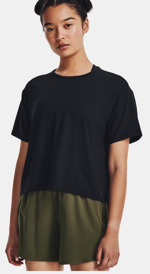 Under Armour Motion Short Sleeve Damen Shirt, schwarz
