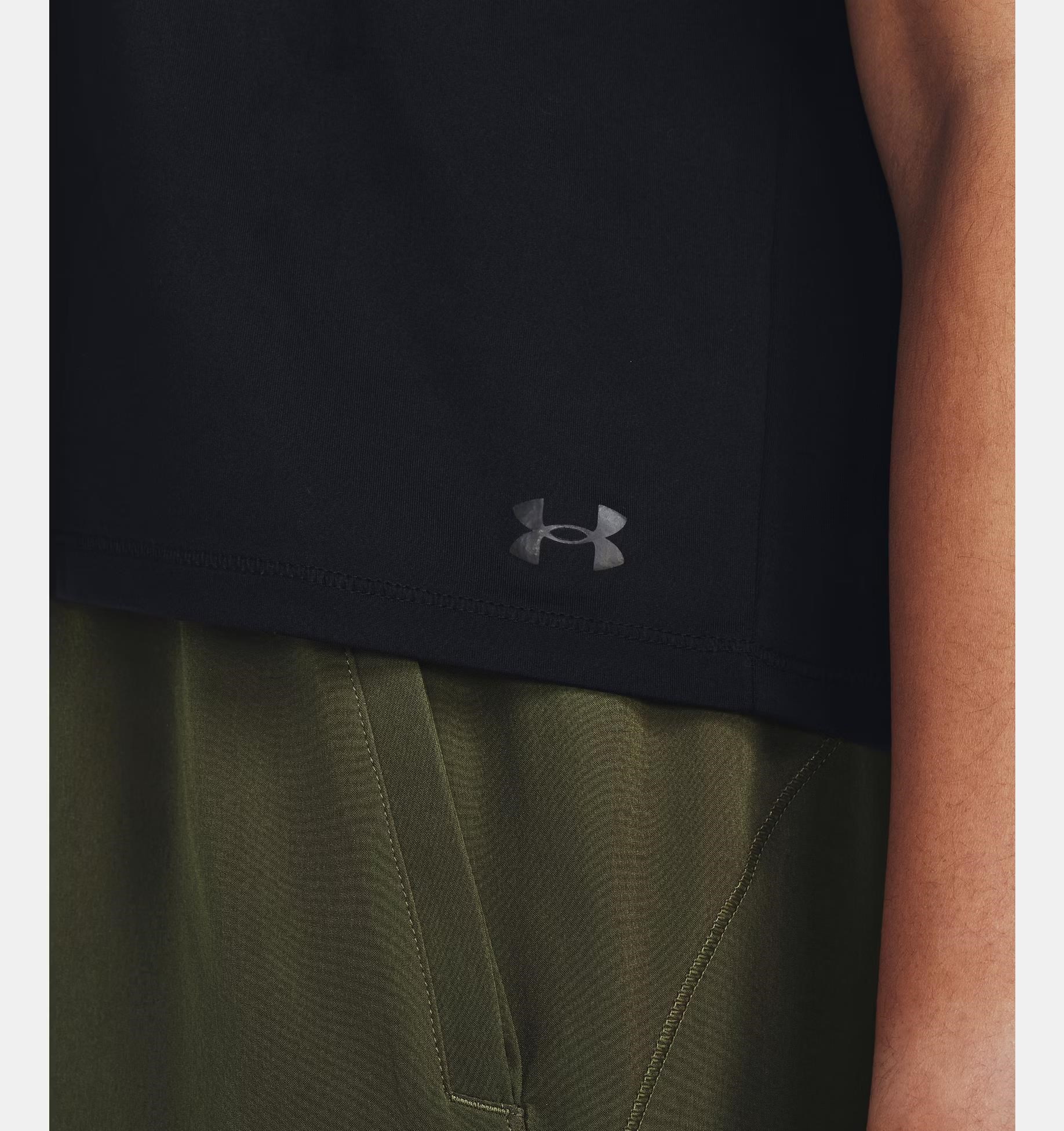 Under Armour Motion Short Sleeve Damen Shirt, schwarz