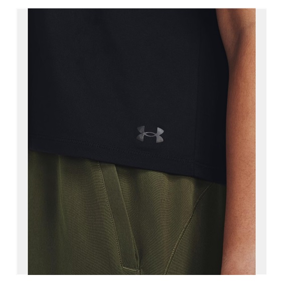 Under Armour Motion Short Sleeve Damen Shirt, schwarz