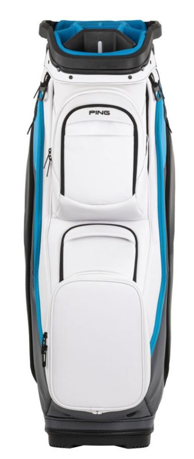 Ping DLX Cartbag, weiss/grau/blau